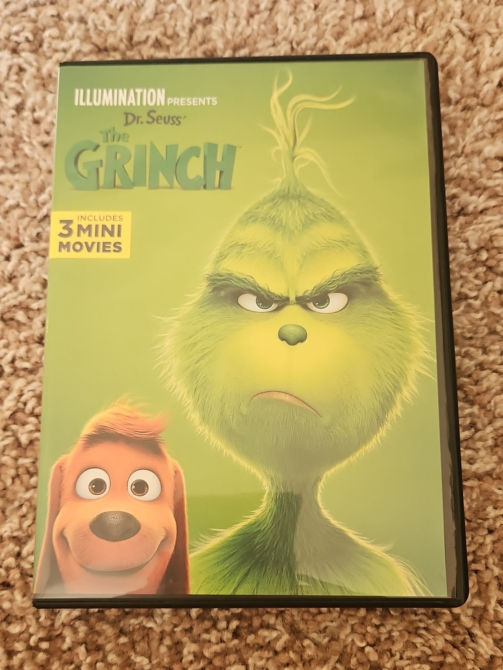 Dr. Seuss The Grinch Green DVD - Holiday Family Movie